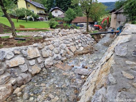 Sanacijska obnova vodotokov in hudournikov po poplavah (14)